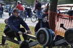 Doug and Lauren on the Ergs